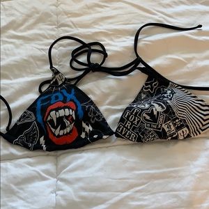 Fox bikini top